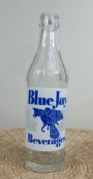 Rare Acl Blue Jay Beverages Coca Cola Junction City Kansas 9oz Soda Bottle 1950s