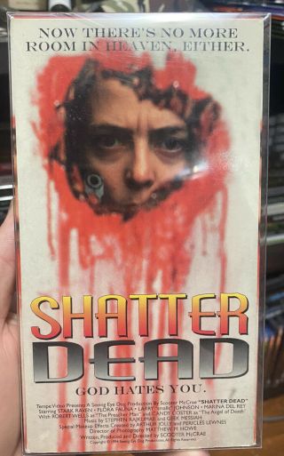Shatter Dead Sov Vhs Tempe Video.  Rare Hard To Find