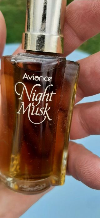 Vintage “Rare”PRINCE MATCHABELLI Aviance Night Musk 1 Fl Oz Splash On Cologne 3