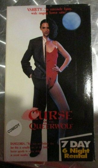 Curse Of The Queerwolf (vhs 1989) Rare