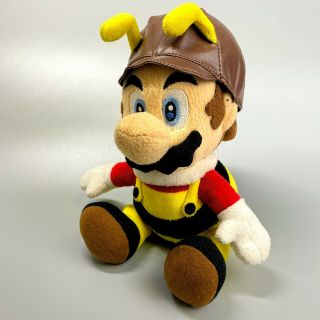 Very Rare 2007 Mario Galaxy Bee Sanei Nintendo 8 " Plush Doll Limited Toy