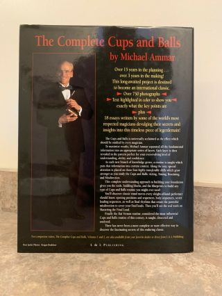 The Complete Cups and Balls SIGNED Autograph Michael Ammar 1st Edition OOP RARE 3