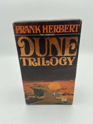 Frank Herbert Dune Trilogy Box Set Dune Messiah And Children Vintage Rare 1977