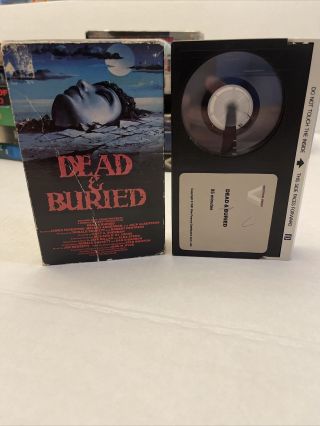 Dead & Buried Vestron Video Horror Beta Betamax Not Vhs Rare Oop Slasher