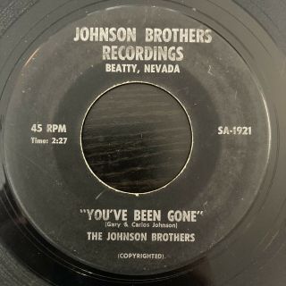 Johnson Brothers - You’ve Been Gone / Rufless - Johnson - Rare Garage 45 Hear