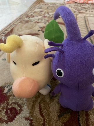 Rare Pikmin 2 Louie And Purple Pikmin Plush (sanei Authentic,  See Pictures)