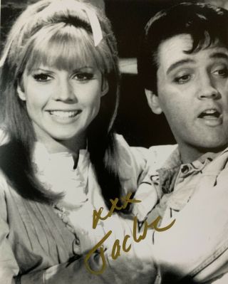 Jocelyn Lane Hand Signed 8x10 Photo Autograph Elvis Presley Actress Rare