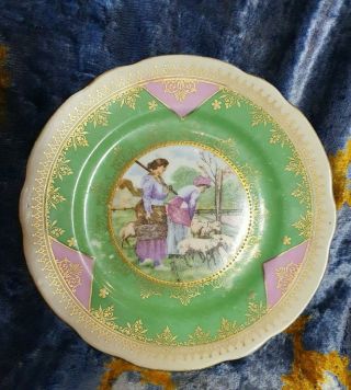 Antique Imperial Russian Kuznetsov Porcelain Plate 1920s Rare