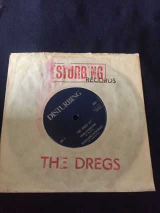 The Dregs Ep Disturbing Records The Dregs Of Humanity Punk Rock Very Rare