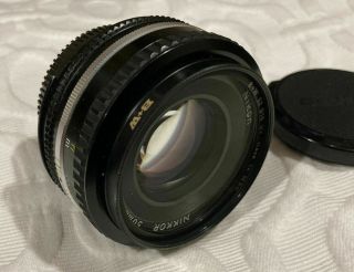 Rare Nikon 50mm F/1.  8 Lens