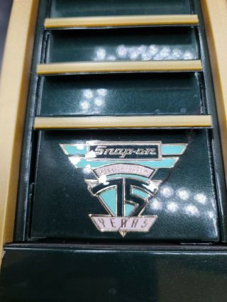 RARE VTG Snap - On 75TH Anniversary Edition Mini Micro Tool Box Chest 3