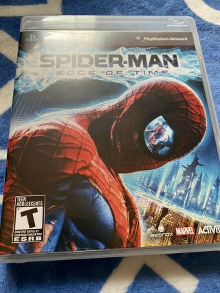 Spider - Man: Edge Of Time (sony Playstation 3) Ps3.  Rare Perfect Disc