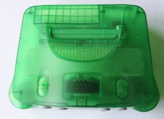 Nintendo 64 N64 Jungle Green Console Retro System Funtastic Dk Variant Neon Rare