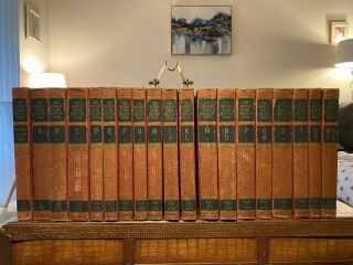 Vintage - The World Book Encyclopedia Complete 19 Volume Set 1940 Rare