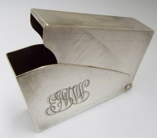 Fine Rare Antique 1915 Dunhills Design S Mordan Sterling Silver Match Vesta Case