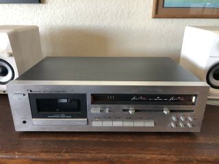 Vintage Nakamichi 480 2 Head Cassette Deck Rare Silver Face Tape Recorder Player