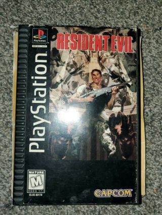 Resident Evil Rare Long Box Edition Playstation 1 Ps1 1996 Complete