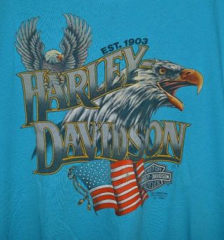 Vintage 1990 3d Emblem Harley Davidson Denver Colorado T - Shirt Size Xl Rare