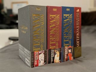 Rare Neon Genesis Evangelion Dvd Box Set Dts Edition W Collector Box Taiwan Ver