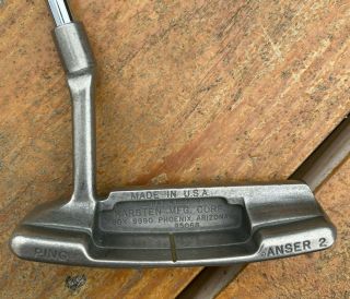 Extremely Rare Nickel Ping Anser 2 Putter,  Beni,  35.  75 In.