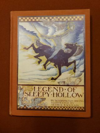 The Legend Of Sleepy Hollow By Washington Irving - Arthur Rackham Illustrator Rare