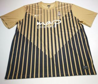 Nike Bradford City Mens Rare 2012/2013 Shirt,  Size Xxl,  Gold,  Very Good Cond V92