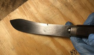Antique Samuel Lee Lf&c 1896 “wanamaker” Carbon Steel Butcher Knife Very Rare