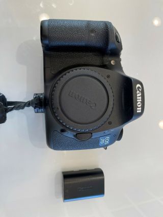 Canon Eos 7d 18.  0 Mp Digital Slr Camera Body W 64gb -,  Rarely