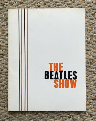 The Beatles Show Tour Programme 1963 White Version Rare
