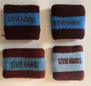Iron Maiden Rare Official Steve Harris World Tour Stage Worn Wristband