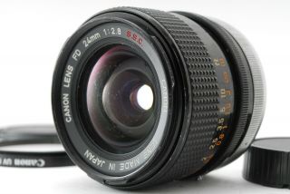 Rare " O " 【exc,  】 Canon Fd 24mm F/2.  8 S.  S.  C.  Ssc Mf Wide Angle Lens From Japan