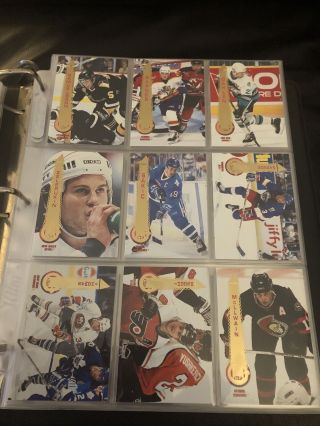 1994 - 95 Pinnacle Complete Hockey Set (540) Series 1 And 2 Pack Pulled Rare