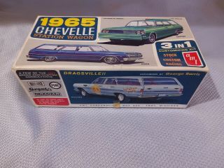 Vintage 1965 Chevy Chevelle Station Wagon Model Kit.  Rare George Barris 3 - 1