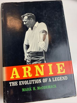 Arnold Palmer Signed Golf Book Arnie The Evolution Of A Legend 1967 Hc/dj Rare