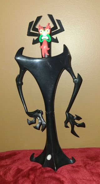 2001 Cartoon Network Samurai Jack " Spin Attack Aku " Rare Action Figurine Windup