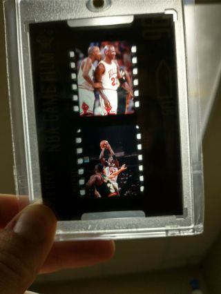 1997 Michael Jordan Upper Deck Sp Game Film Gf1 Rare Film Insert Sharp