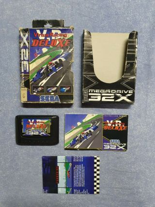 Sega Mega Drive 32x Virtua Racing Deluxe Complete Aus Pal Rare