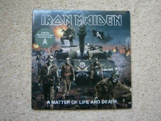 Iron Maiden Vinyl A Matter Of Life And Death Ltd Edt Picture Disc.  Rare