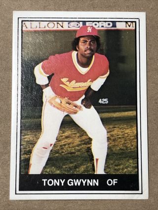 Vtg 1982 Tcma Tony Gwynn Rookie Rc 25 Card Hawaii Islanders Team Set Rare