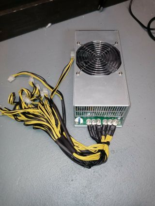 Rare Apw5 - 12 - 2600 - A2 1300w To 2600w Power Supply 2 Doge Coin Miners In 1 Socket