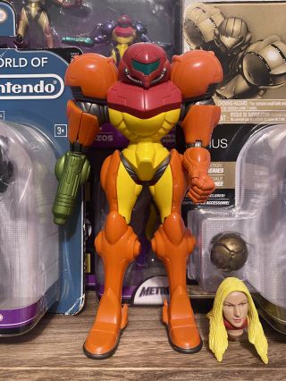Rare Samus Aran Metroid Action Figure Toy - Joyride Studios 2002 Nintendo Power