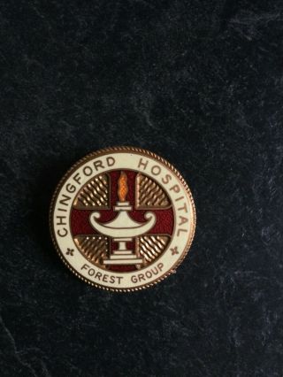 Chingford Hospital Forest Group Nursing Badge.  Vgc.  Rare.