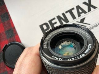Rare Pentax Prime Lens,  Focal Length 35mm F/2.  Best Lens For Street Work