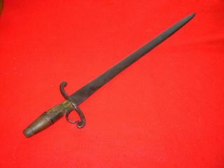 Antique Revoutionary War Period Short Sword Espada Oncha 1700s - 1800s Rare