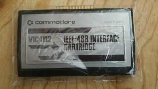 Ultra Rare Commodore Vic - 20 Ieee Cartridge Vic - 1112 - Nos