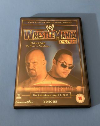 Wwf Wrestlemania X - Seven (dvd,  2 - Disc Set,  2001) Wwe 17 Rare Discs