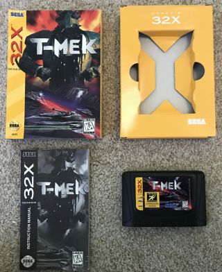 T - Mek Sega 32x Rare And Complete Cib