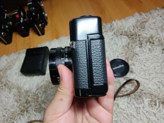 (RARE) Minolta Hi - Matic 7s II Rangefinder Camera Rokkor 40mm f1.  7 with Flash. 3