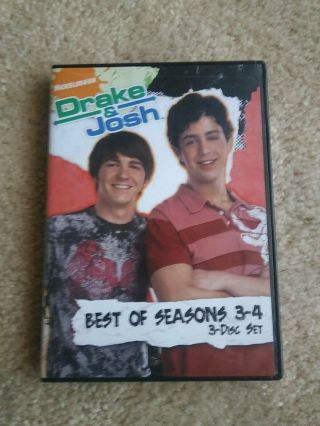 Nickelodeon Drake & Josh - Best Of Seasons 3 - 4 Dvd Rare