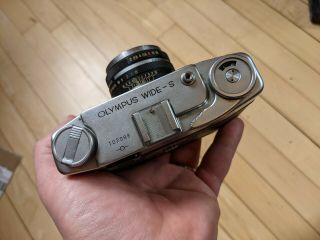Rare Vintage Olympus Wide - S Rangefinder,  3.  5cm F/2.  0 H.  Zuiko - W Lens